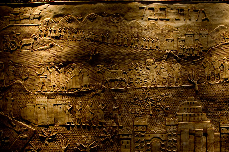 Jeroglifico de la epoca babilonica en la torre de David.