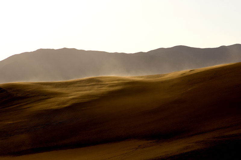 Dunas en el valle de la Luna